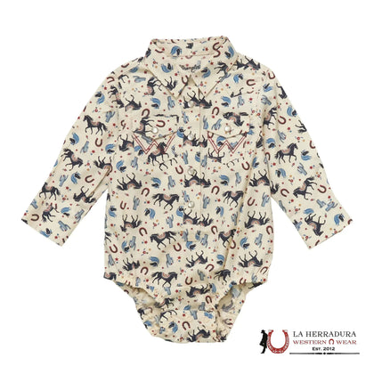 WRANGLER BLANCO CON ESTAMPADOS DE VAQUERO 112353050