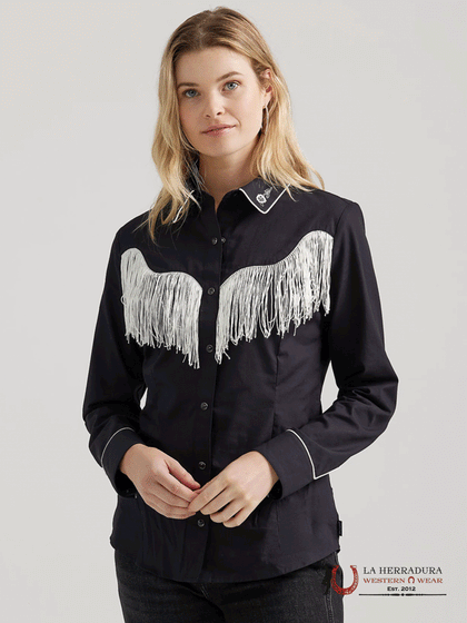 WRANGLER MUJER NEGRO CON FLECOS 112356678