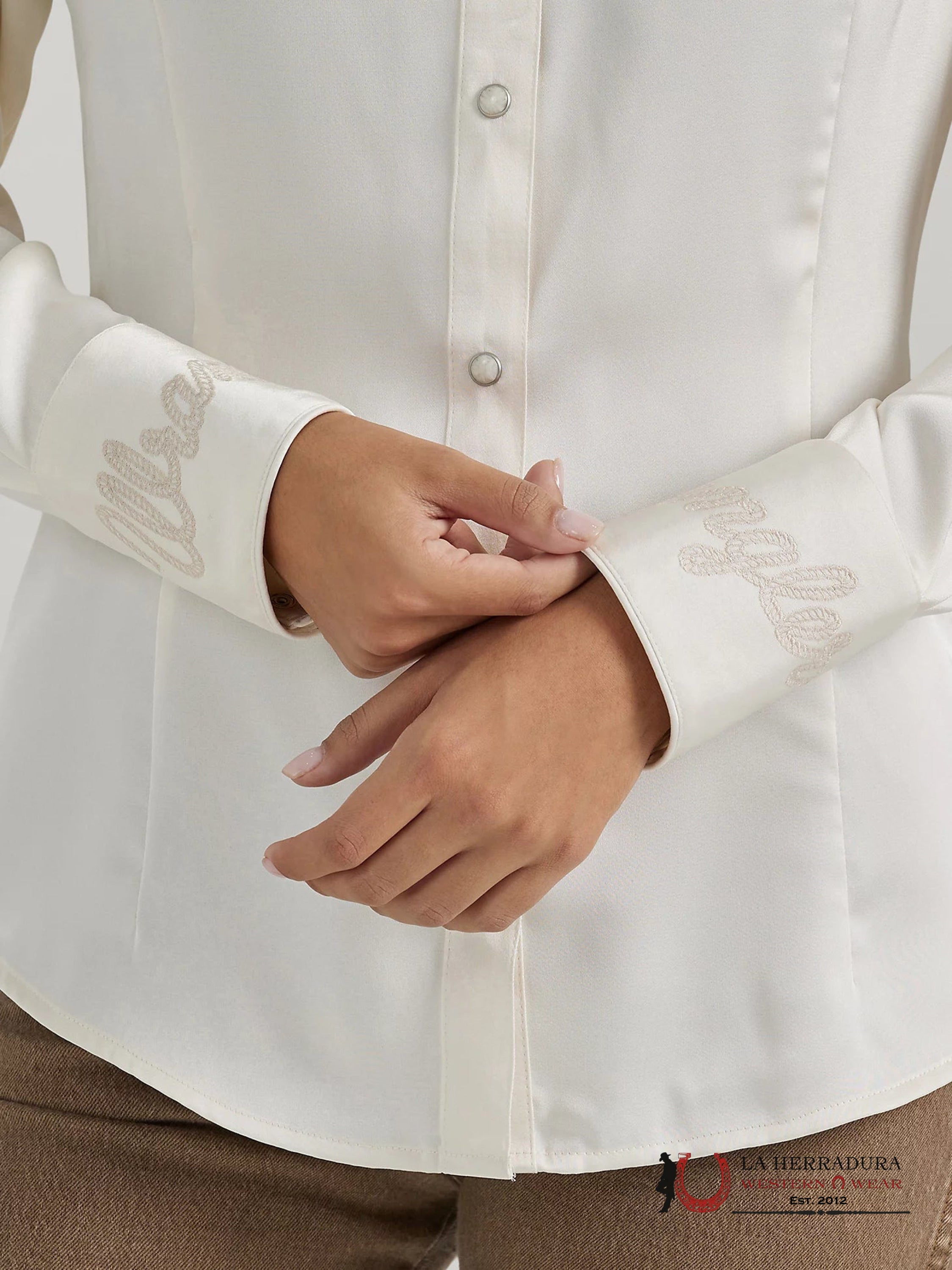 WRANGLER WOMEN Long Sleeve Beige Shirt 112356664 ROPA MUJERES