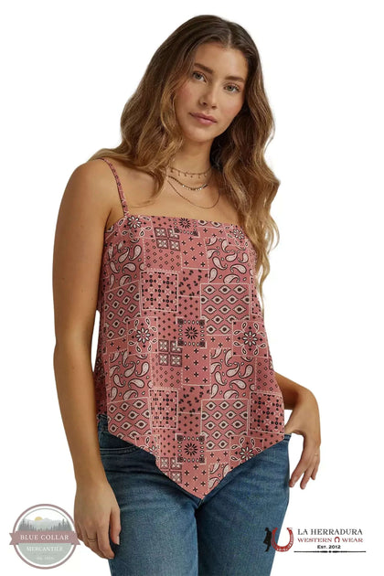 Wrangler Women Pink blouse with black print 112344851