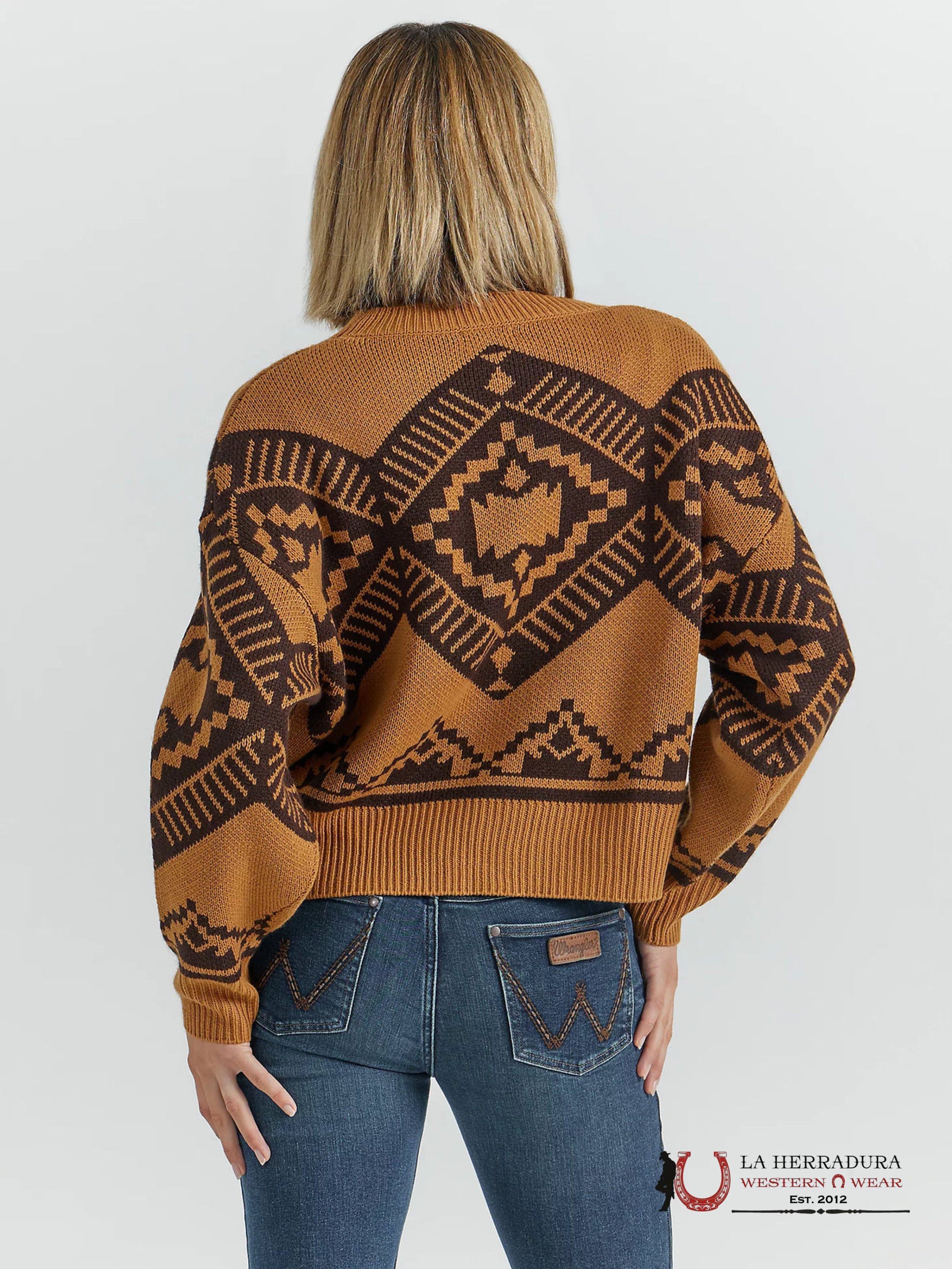 WRANGLER WOMEN SWEATER AMERICAN BROWN 112353001 ROPA MUJERES