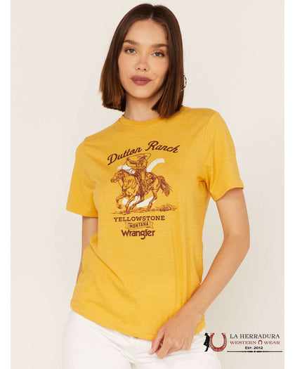 WRANGLER WOMEN T-SHIRT YELLO STONE 112323574