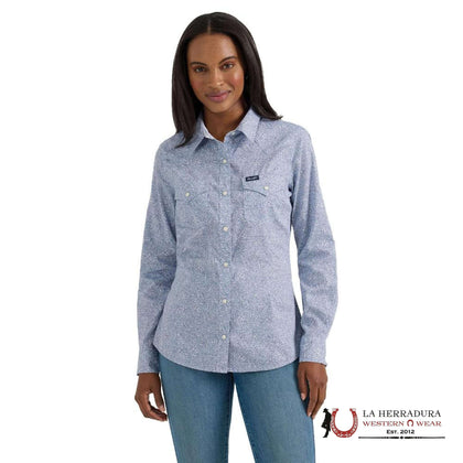 CAMISAS WRANGLER AZUL OSCURO PARA MUJER 112361187