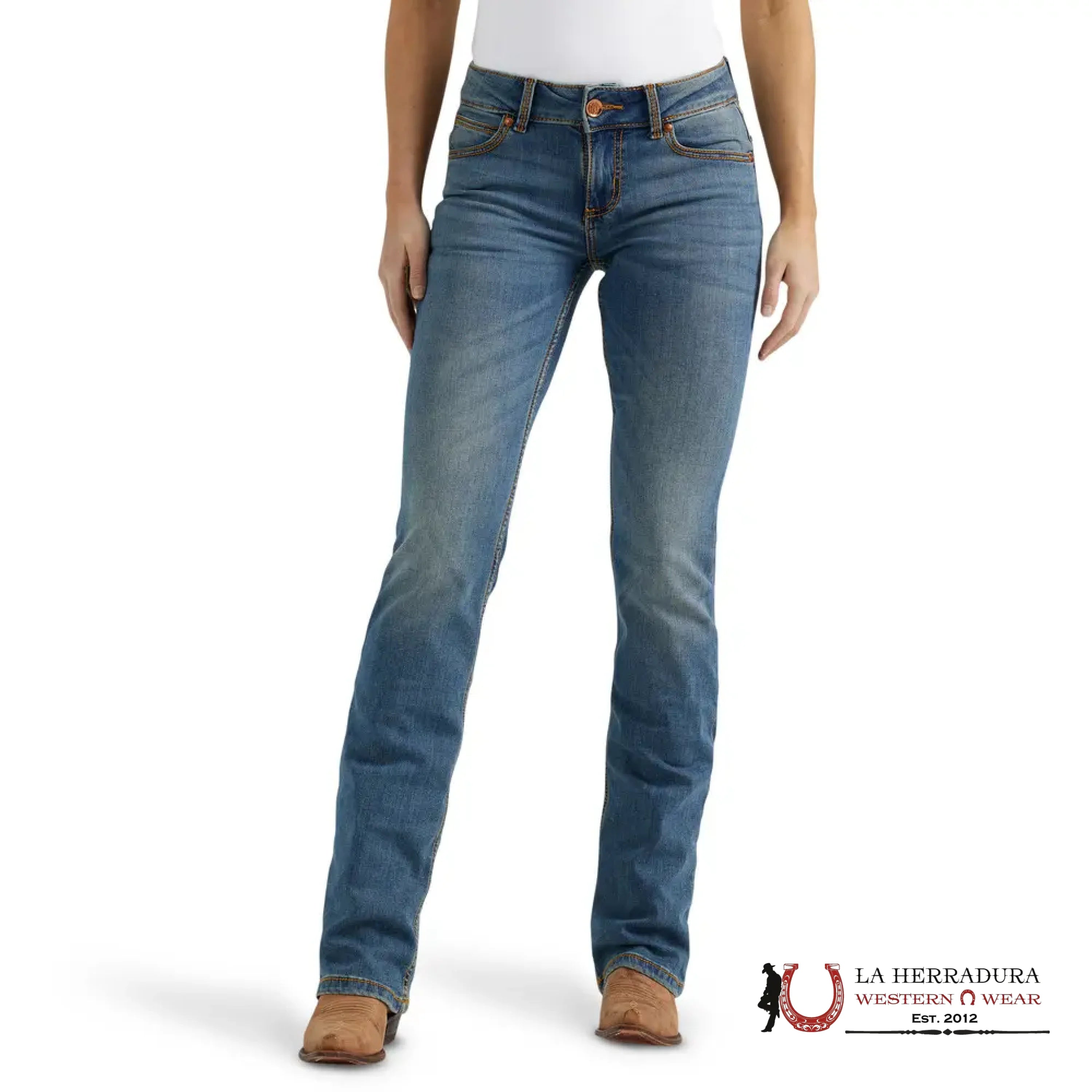Wrangler Womens Retro Mae MID-rise Bootcut Jeans -1009MWZKM ROPA MUJERES