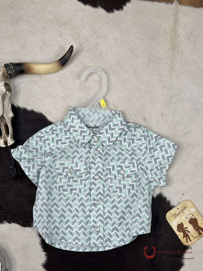 WRANGLER ZIGZAG MINT MANGA CORTA 112346298