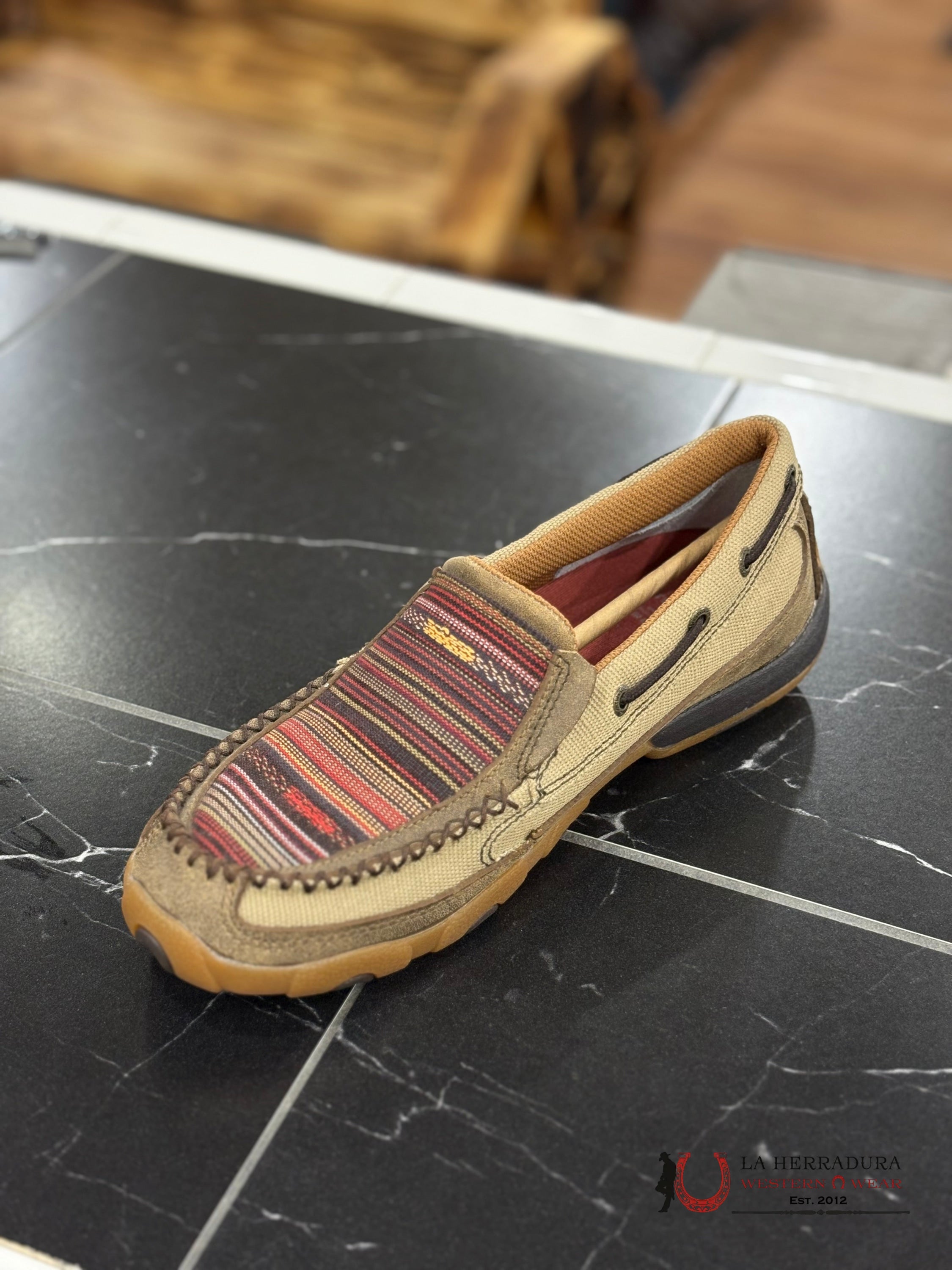 ZAPATOS TWISTED X SLIP ON DRIVING MOCS SLIP ON D TOE GREY/ MULTI -WDMS013 ZAPATOS MUJERES