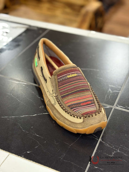 ZAPATOS TWISTED X SLIP ON DRIVING MOCS SLIP ON D TOE GREY/ MULTI -WDMS013