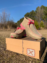 ZAPATOS TWISTED X CASUALES DUSTY TAN / NEON PINK