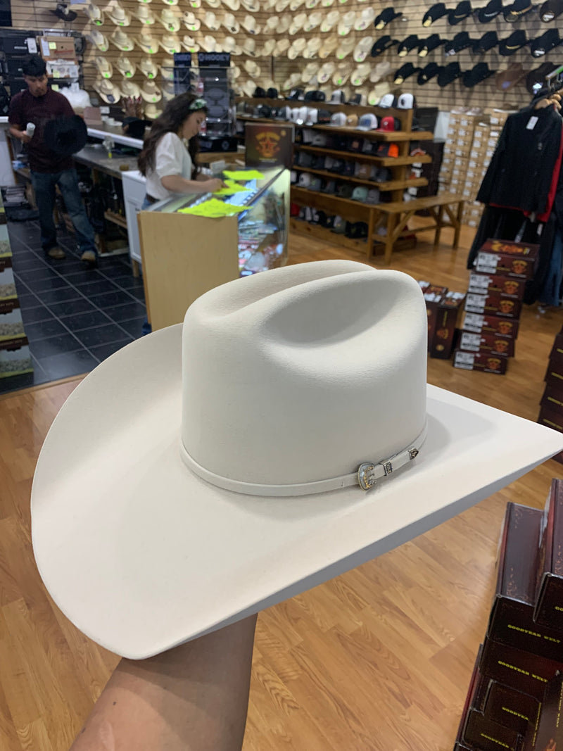COWBOY HAT RODEO KING 100X SILVER BELLY TOP HAND MALBORO STYLE