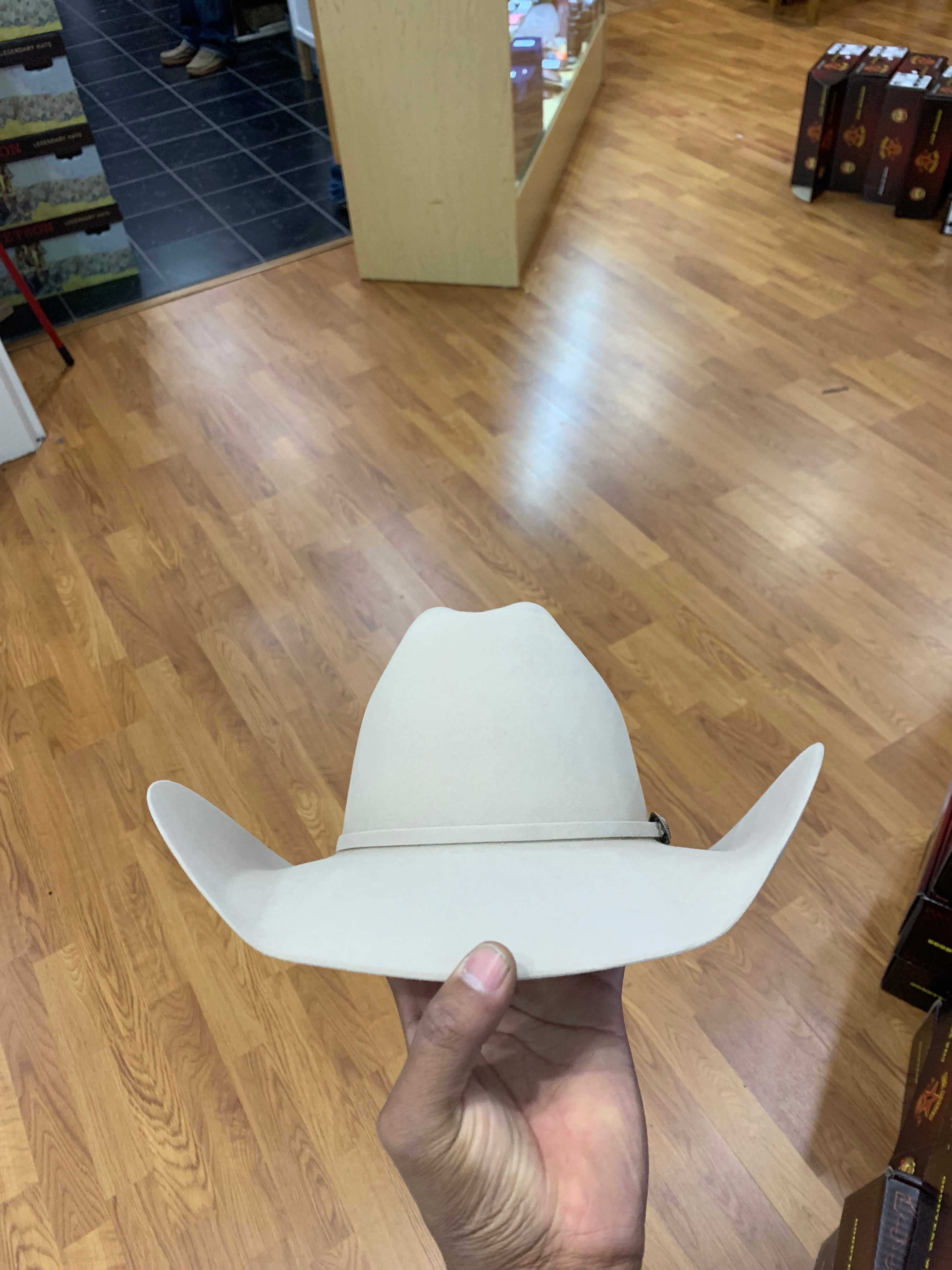 COWBOY HAT RODEO KING 100X SILVERBELLY TOP HAND MALBORO STYLE