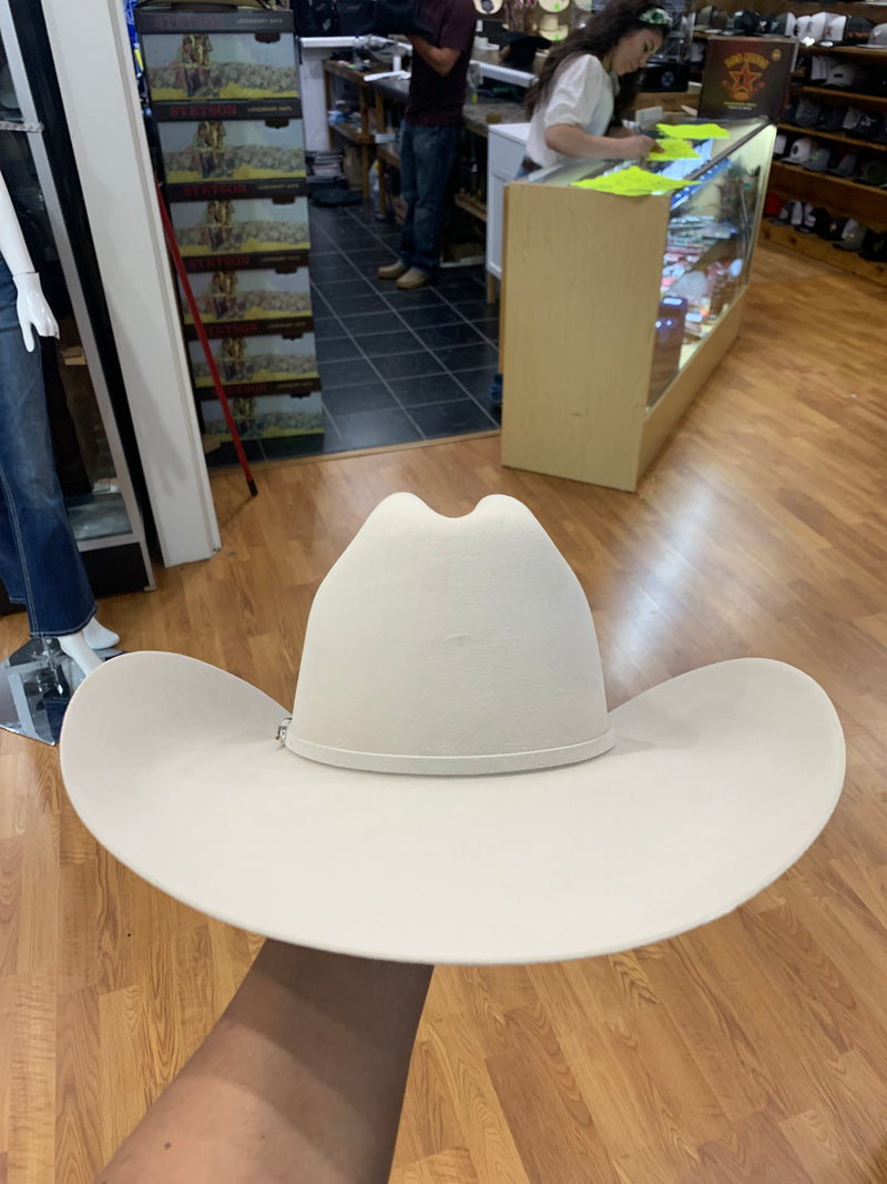 COWBOY HAT RODEO KING 100X SILVER BELLY TOP HAND MALBORO STYLE