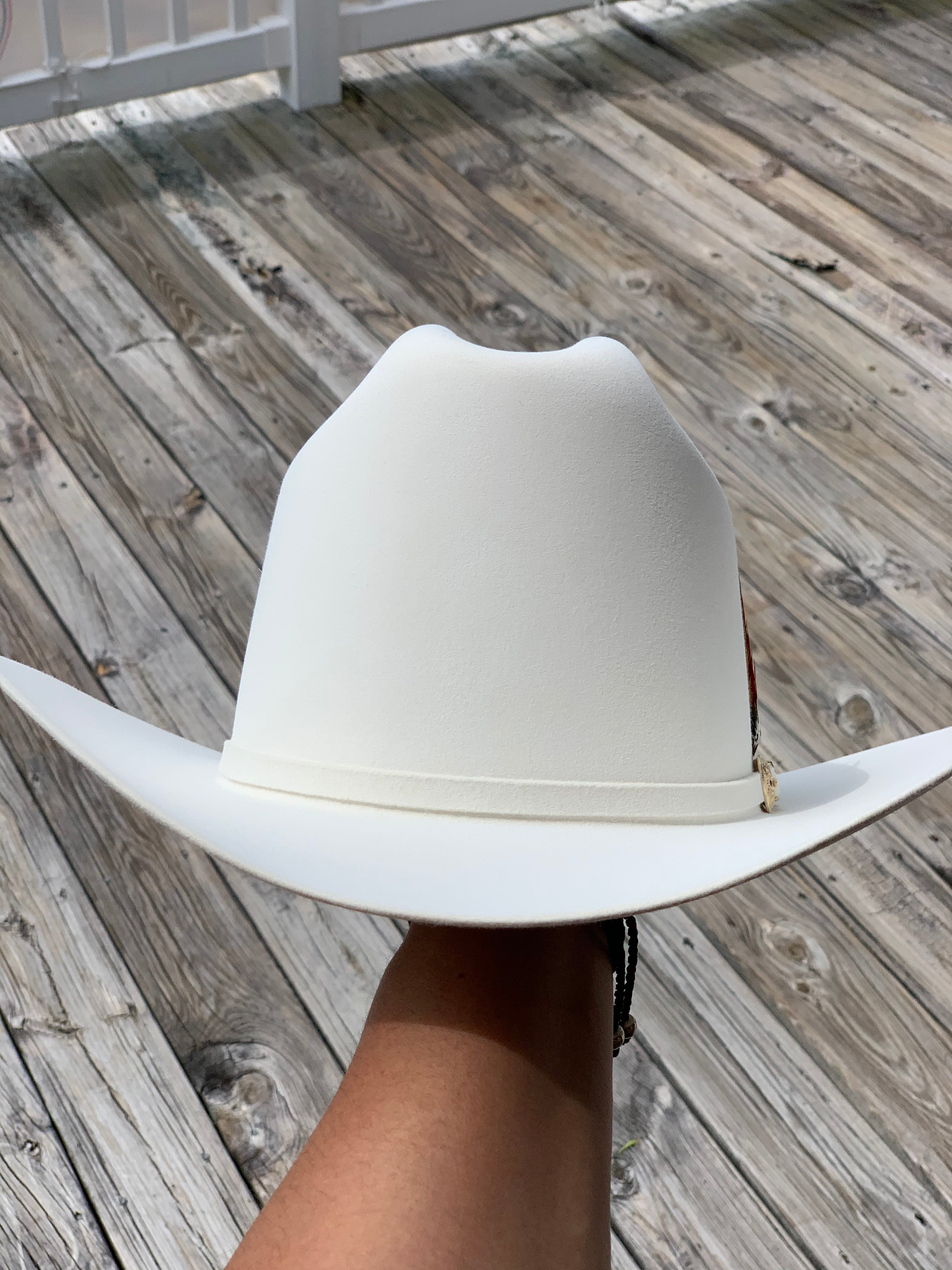 RDR 30X PATRON COPA ALTA COWBOY HAT BLANCO