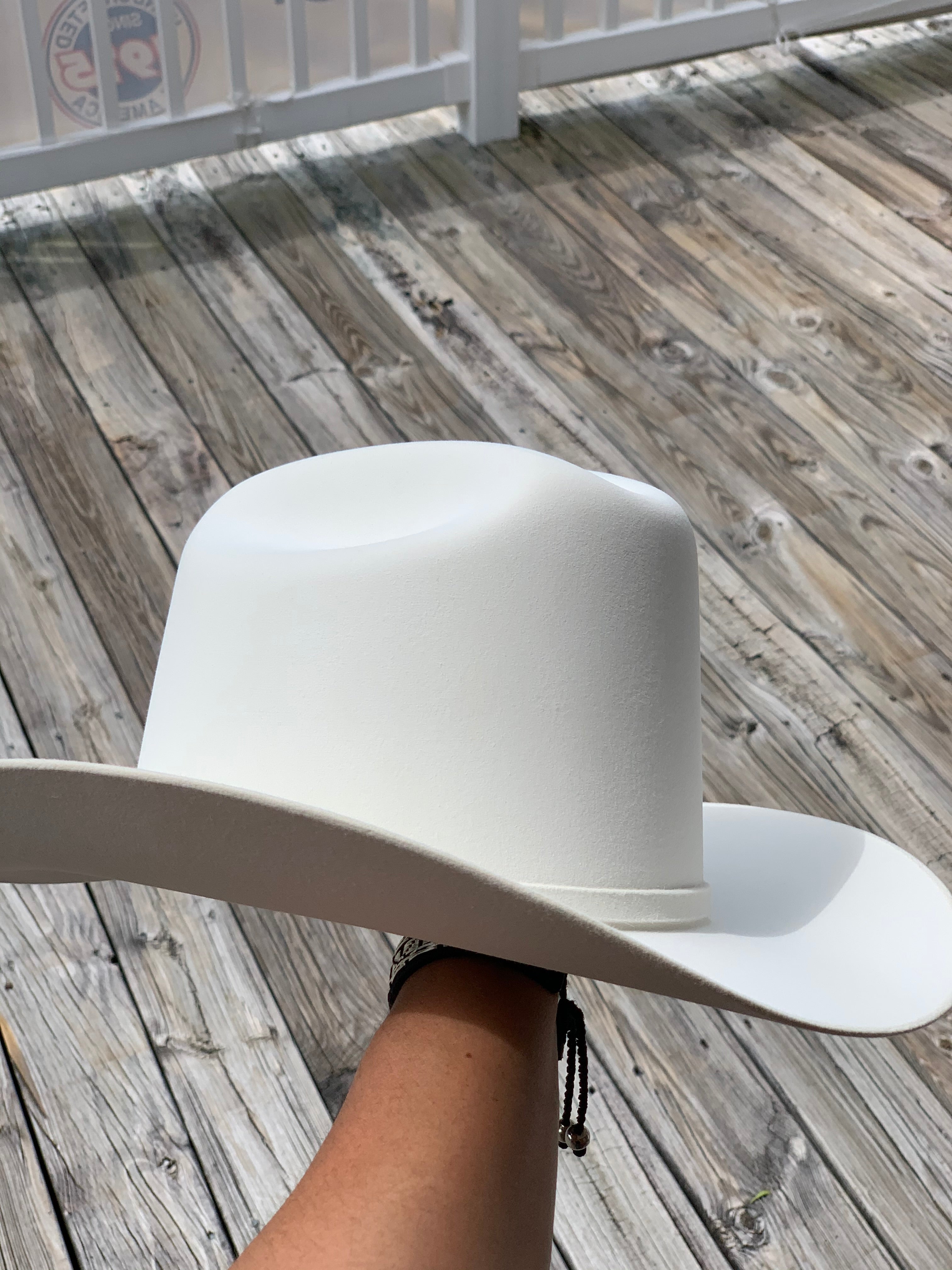 RDR 30X PATRON COPA ALTA COWBOY HAT BLANCO