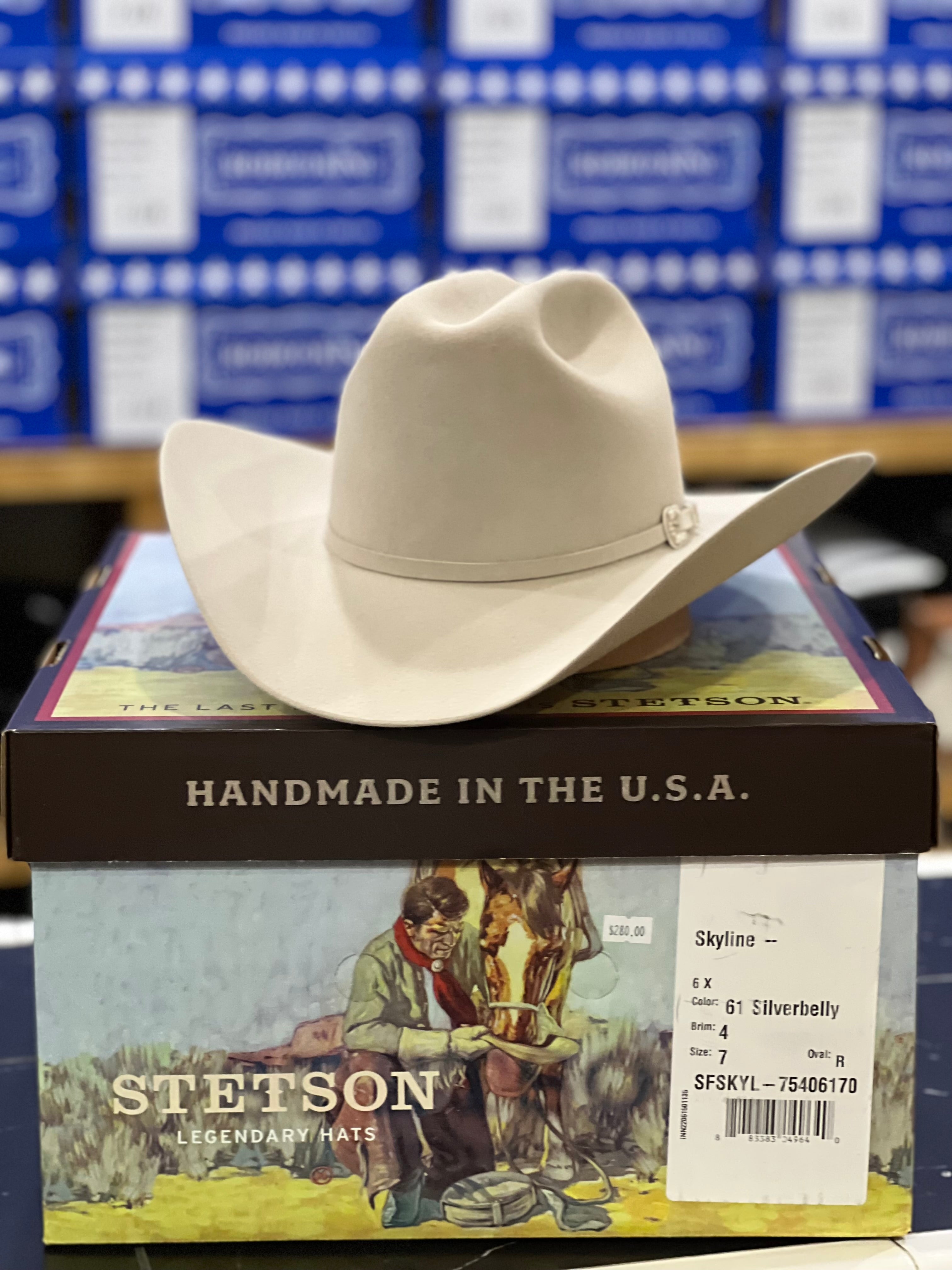 STETSON 6X SILVER BELLY TRADICIONAL