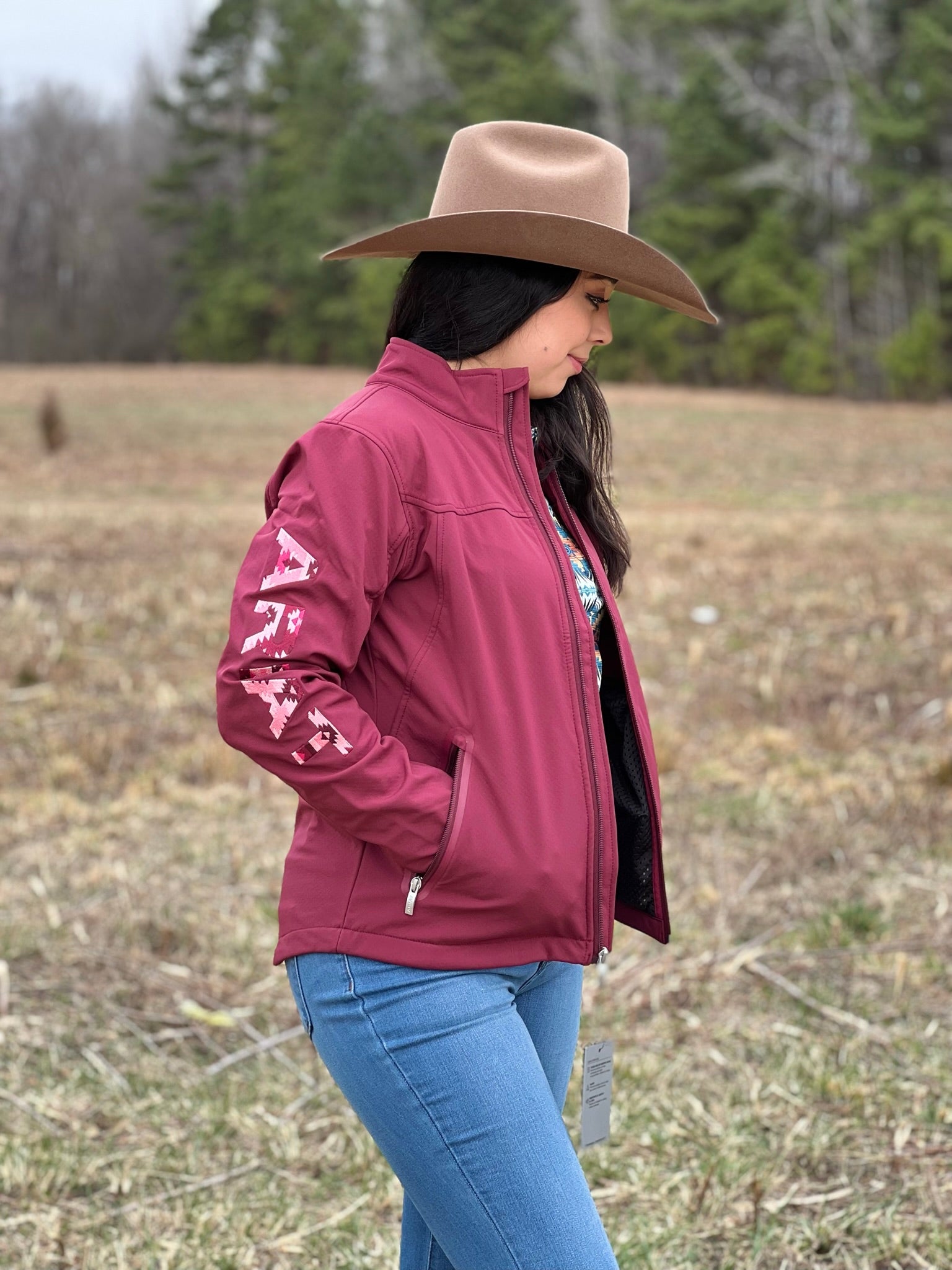 CHAQUETAS ARIAT PARA MUJER VINO 