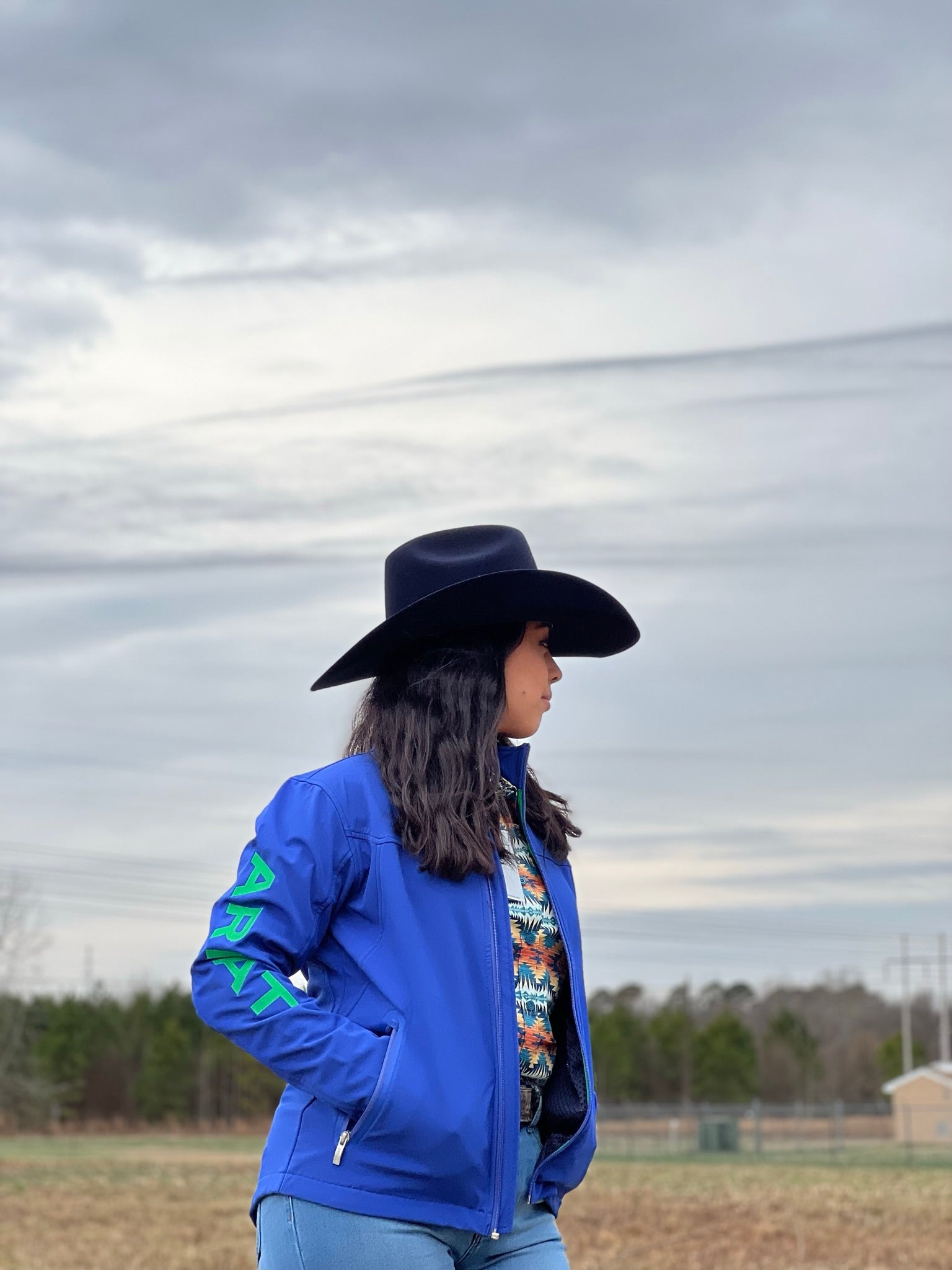 ARIAT JACKETS  FOR WOMEN MAZARINE BLUE