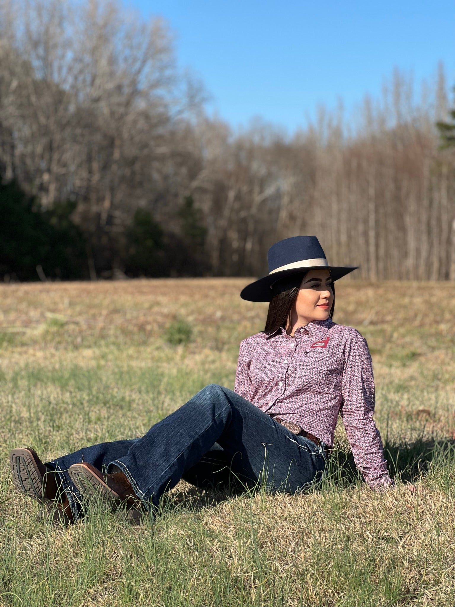 CAMISA ARIAT PARA MUJER MOSAICO MODERNO