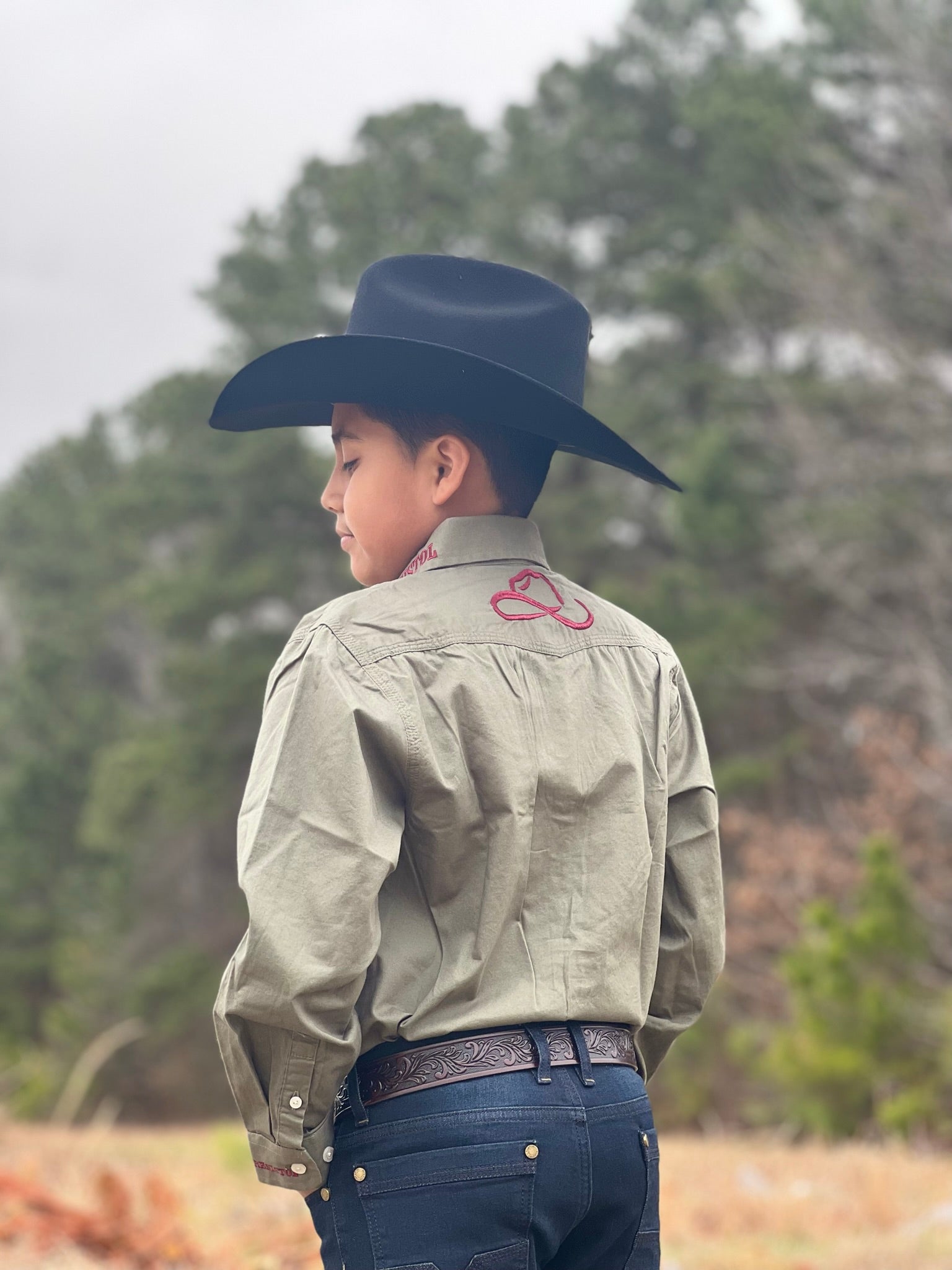 CAMISAS PARA NIÑO RESISTOL LOGO VERDE