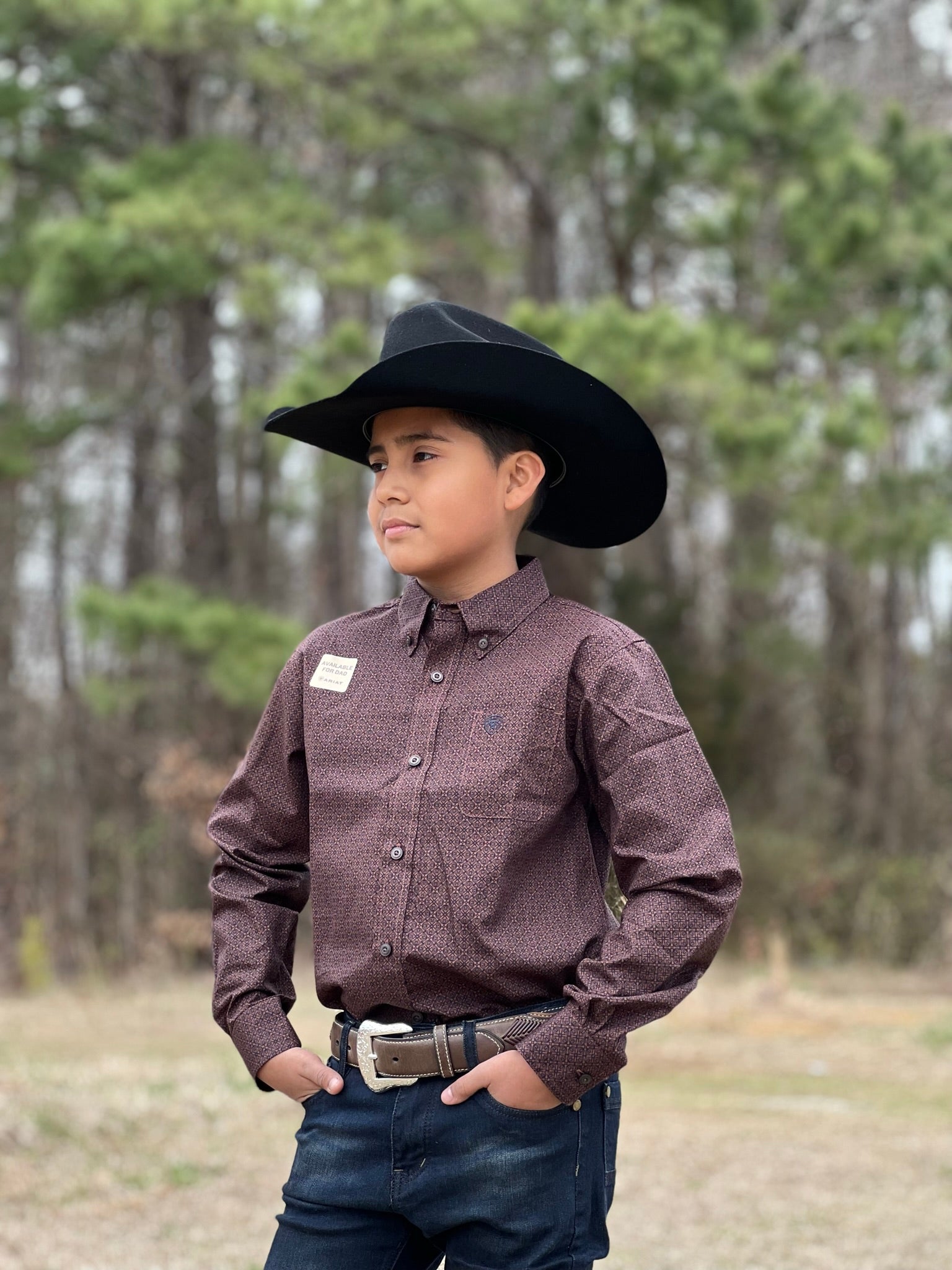 SHIRTS FOR KISD ARIAT TRIAL BROWN