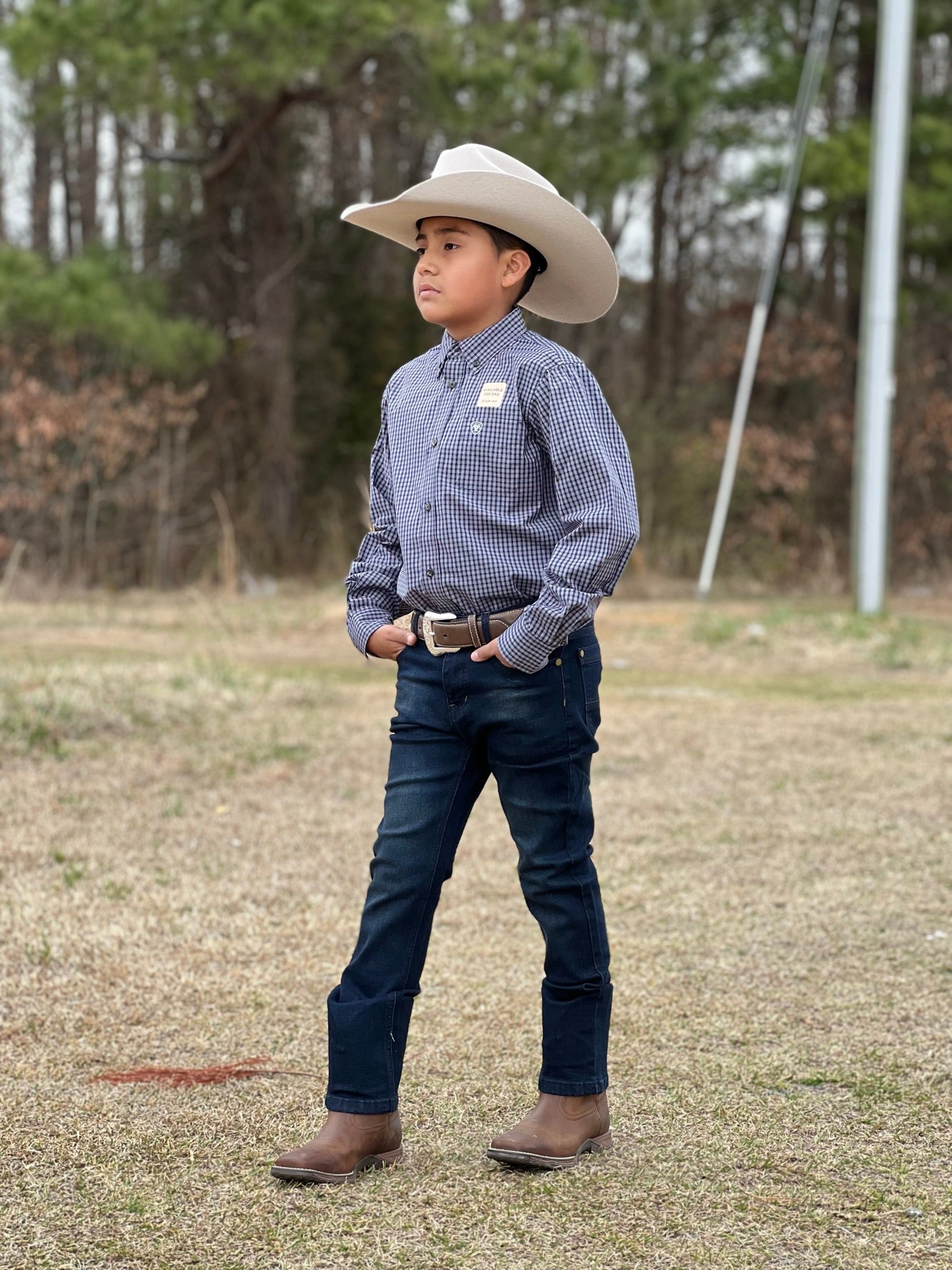 SHIRTS FOR KISD ARIAT SERVICE NAVY