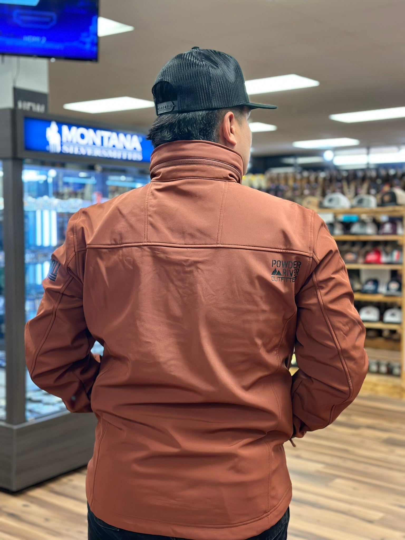 ROCK & ROLL JACKET PERFORMANCE EMB SOFTSHELL RUST