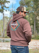 Ariat Serape  Sweatshirt logo Brown