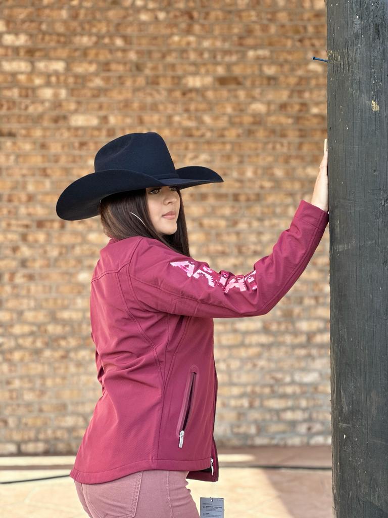 ARIAT JACKET NEW TEAM SOFTSHELL ROUGE RED / PINK