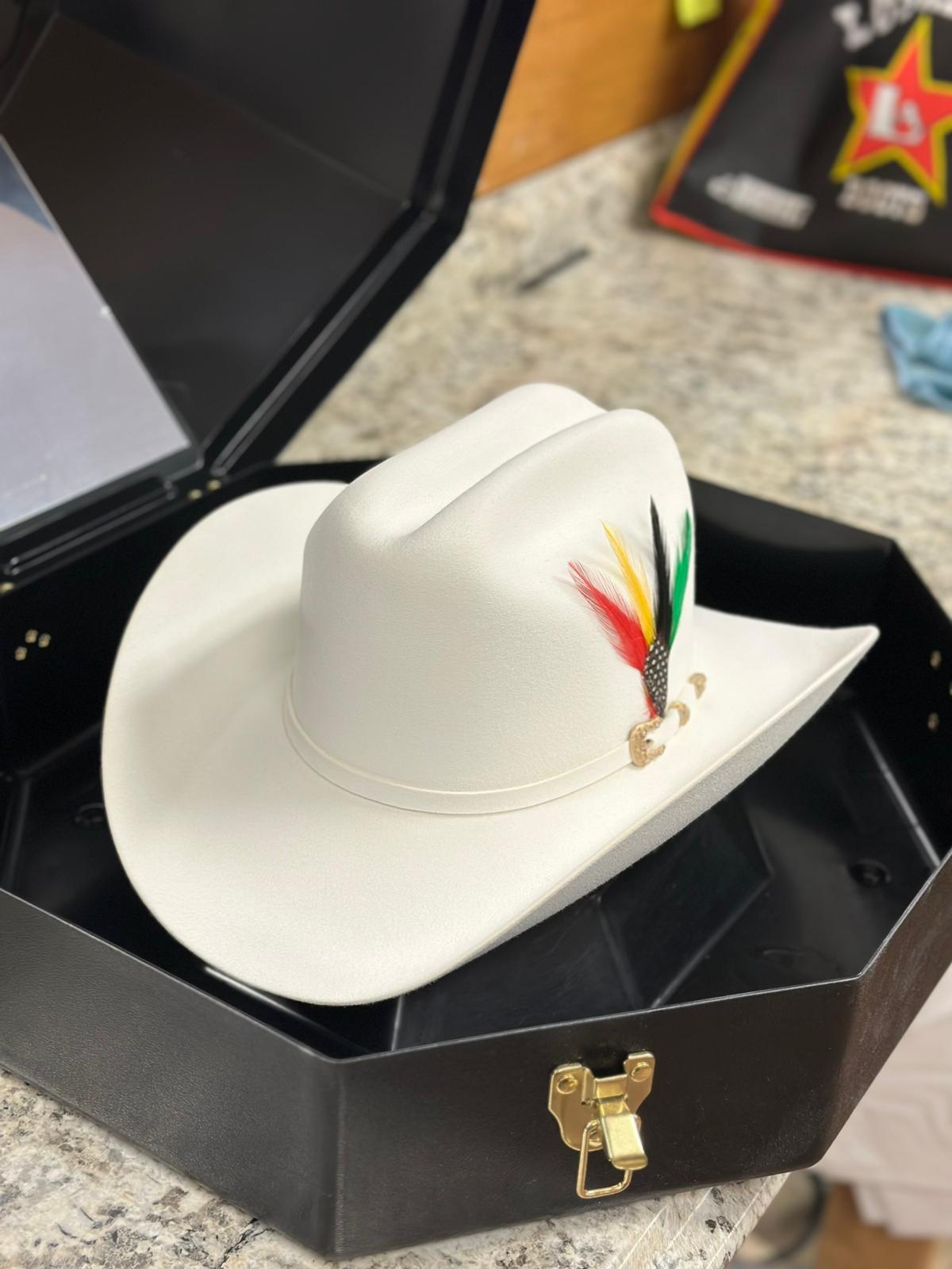 LARRY MAHAN´S 30X BLANCO OPULENTO COWBOY HAT