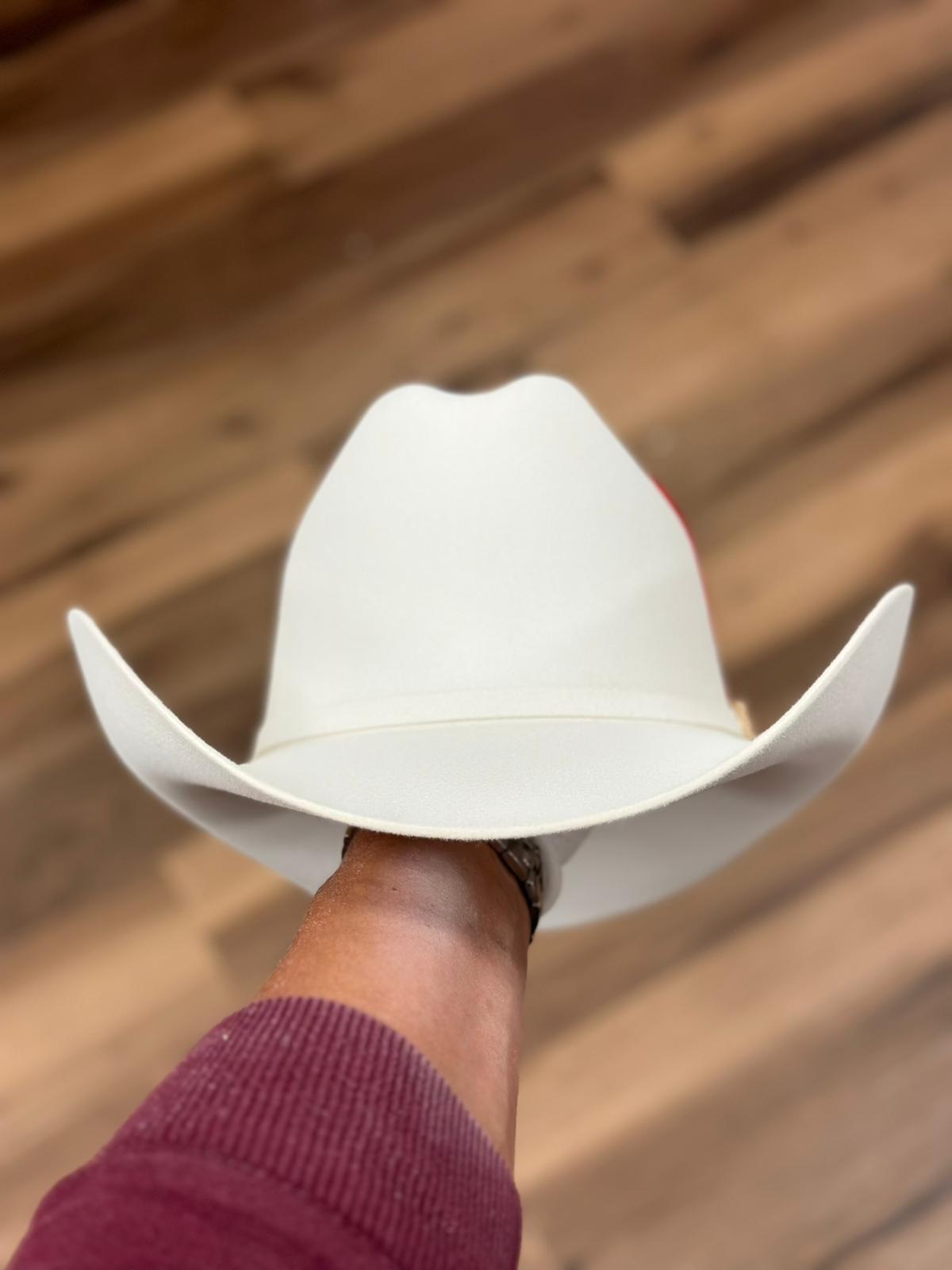 LARRY MAHAN´S 30X BLANCO OPULENTO COWBOY HAT