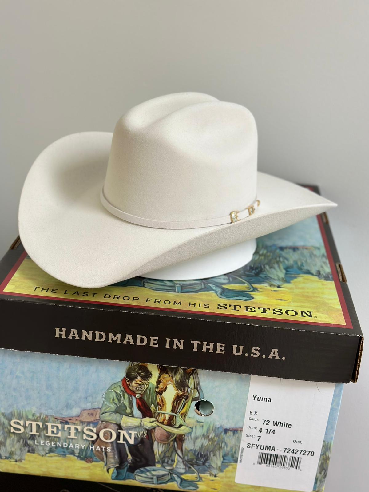 STETSON YUMA 6X WHITE