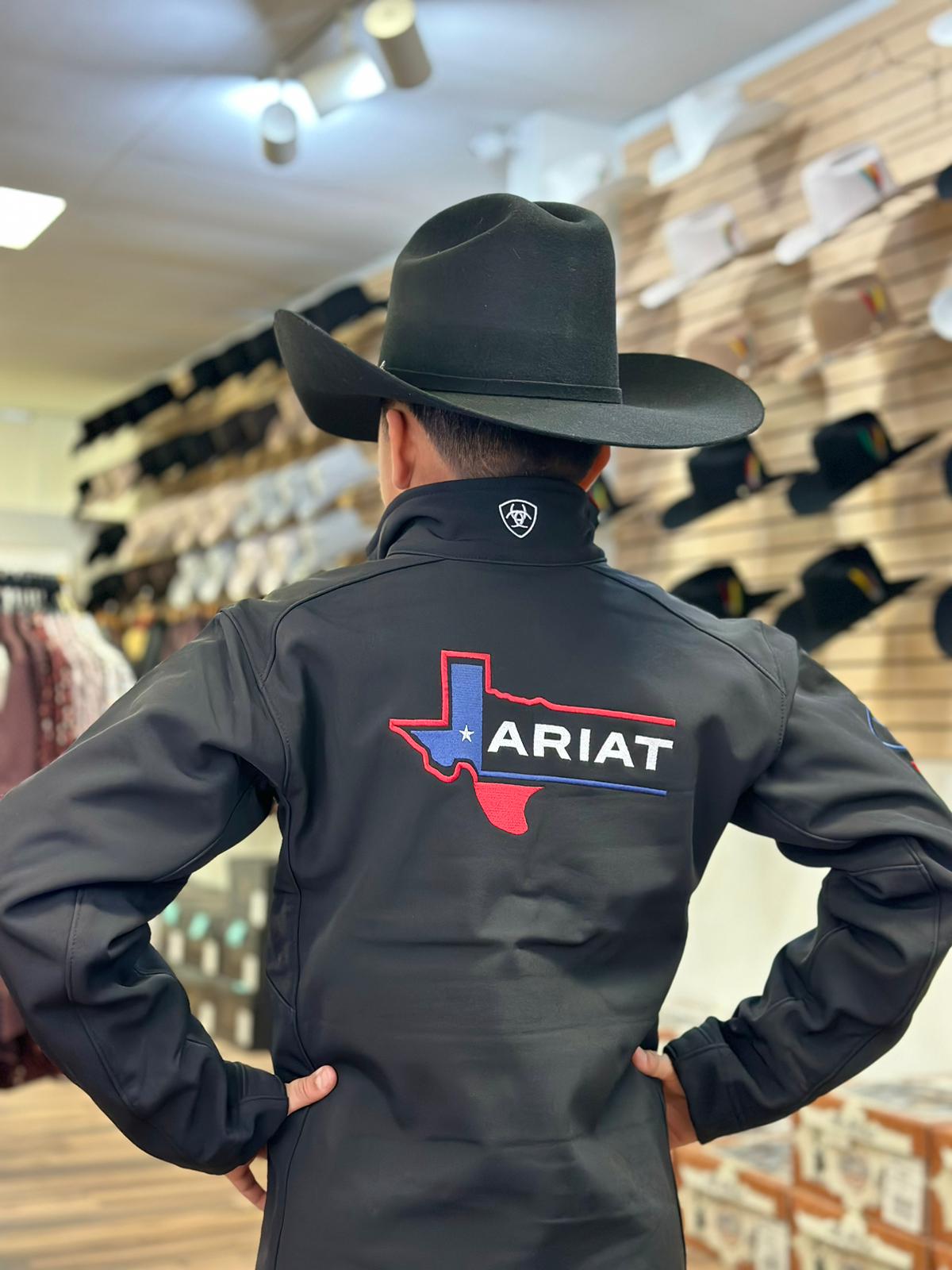 CHAQUETAS NIÑOS ARIAT NEGROS MEXICO