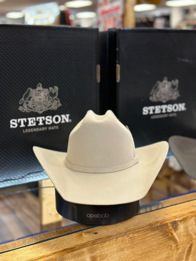 STETSON COWBOY HAT EL PATRON 30X SILVER BELLY