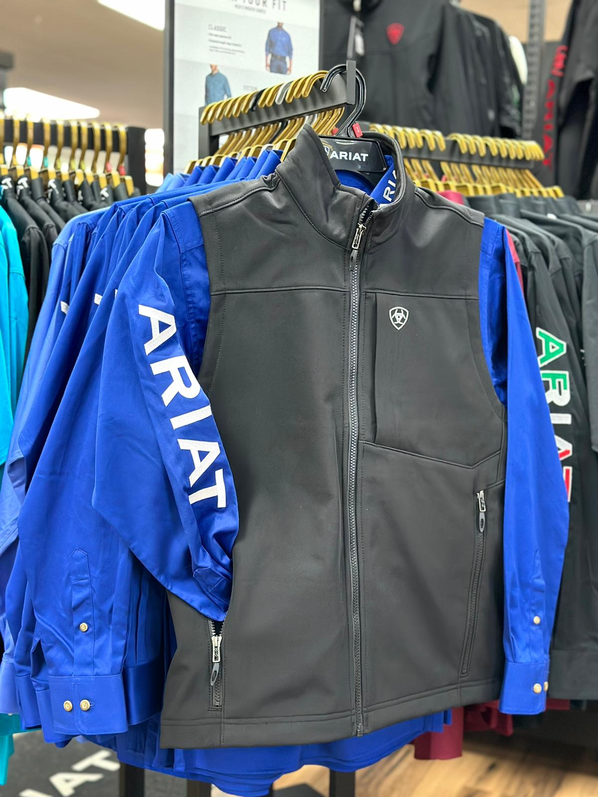 Chaleco Softshell Ariat Logo 2.0 negro