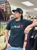Camiseta Ariat Viva México Negra
