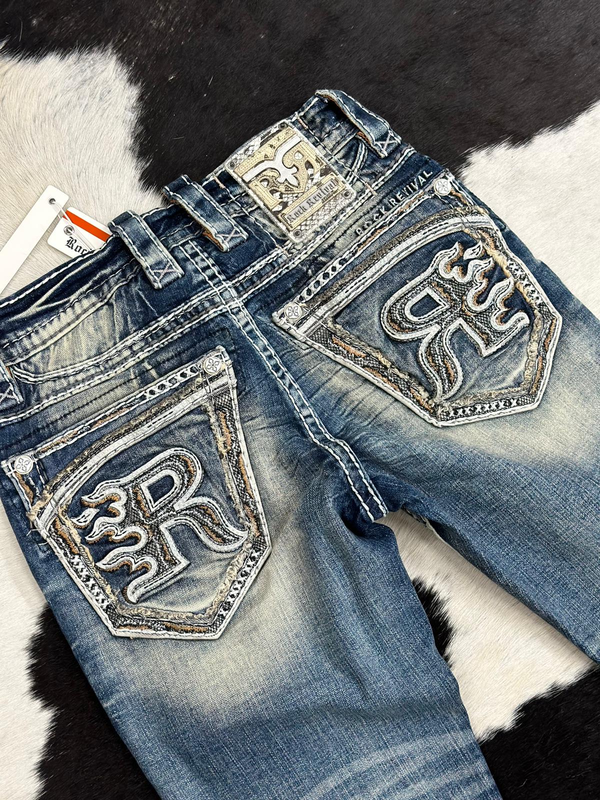 Rock Revival Mens Jeans in Style Hektor Alt