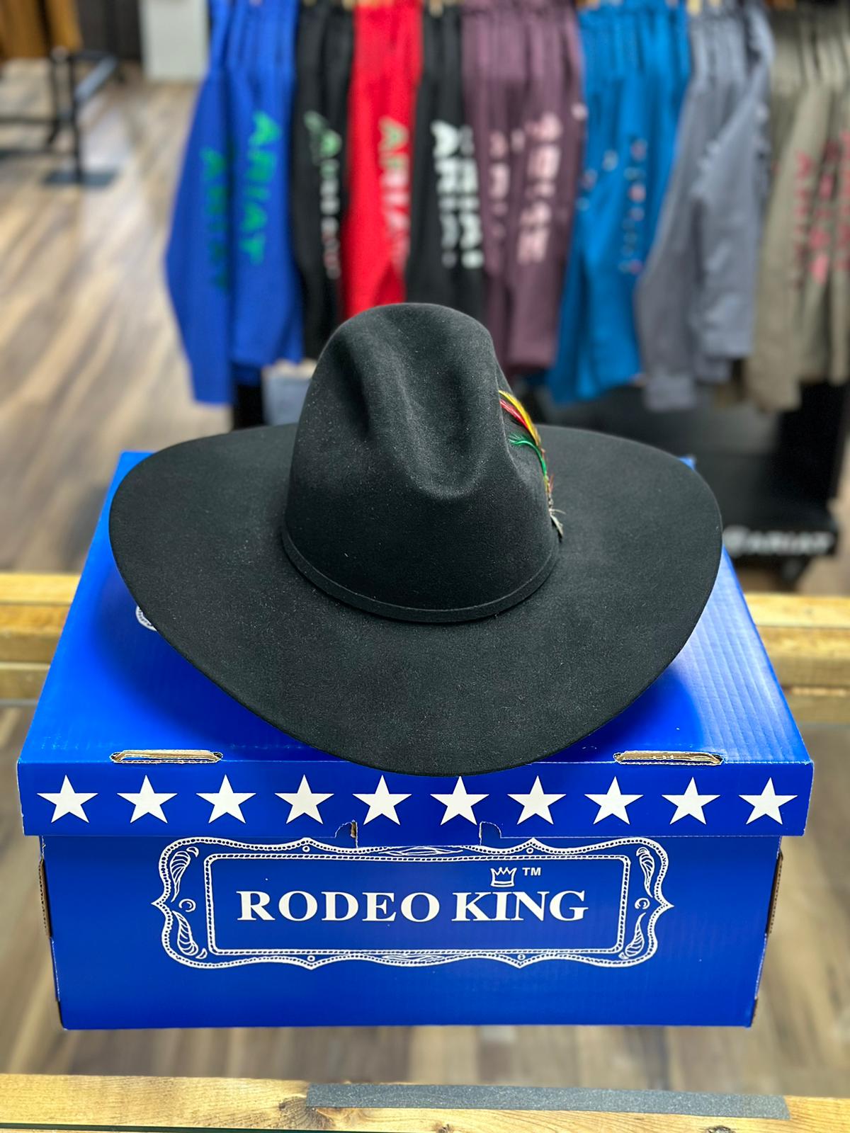 SOMBRERO COWBOY RODEO KING 60X PLATA VIENTRE ESTILO MALBORO