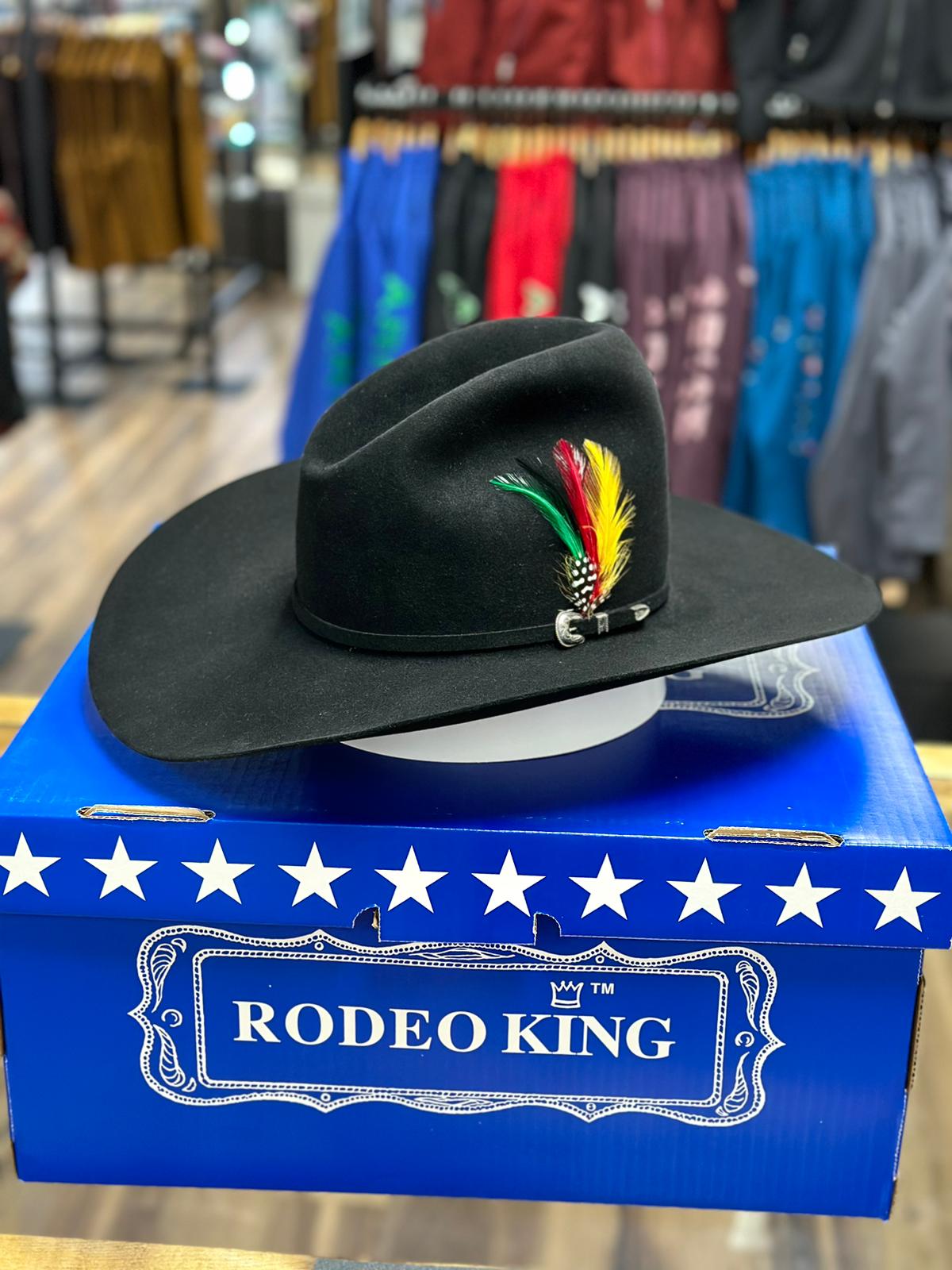 SOMBRERO COWBOY RODEO KING 60X PLATA VIENTRE ESTILO MALBORO