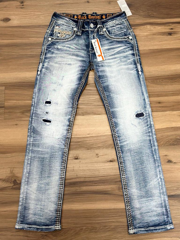 Rock Revival Mens Jeans in Style Titus Straight