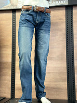 Ariat Jeans para Hombre Coltrane Silverton M7 Stretch Slim Fit Pierna Recta