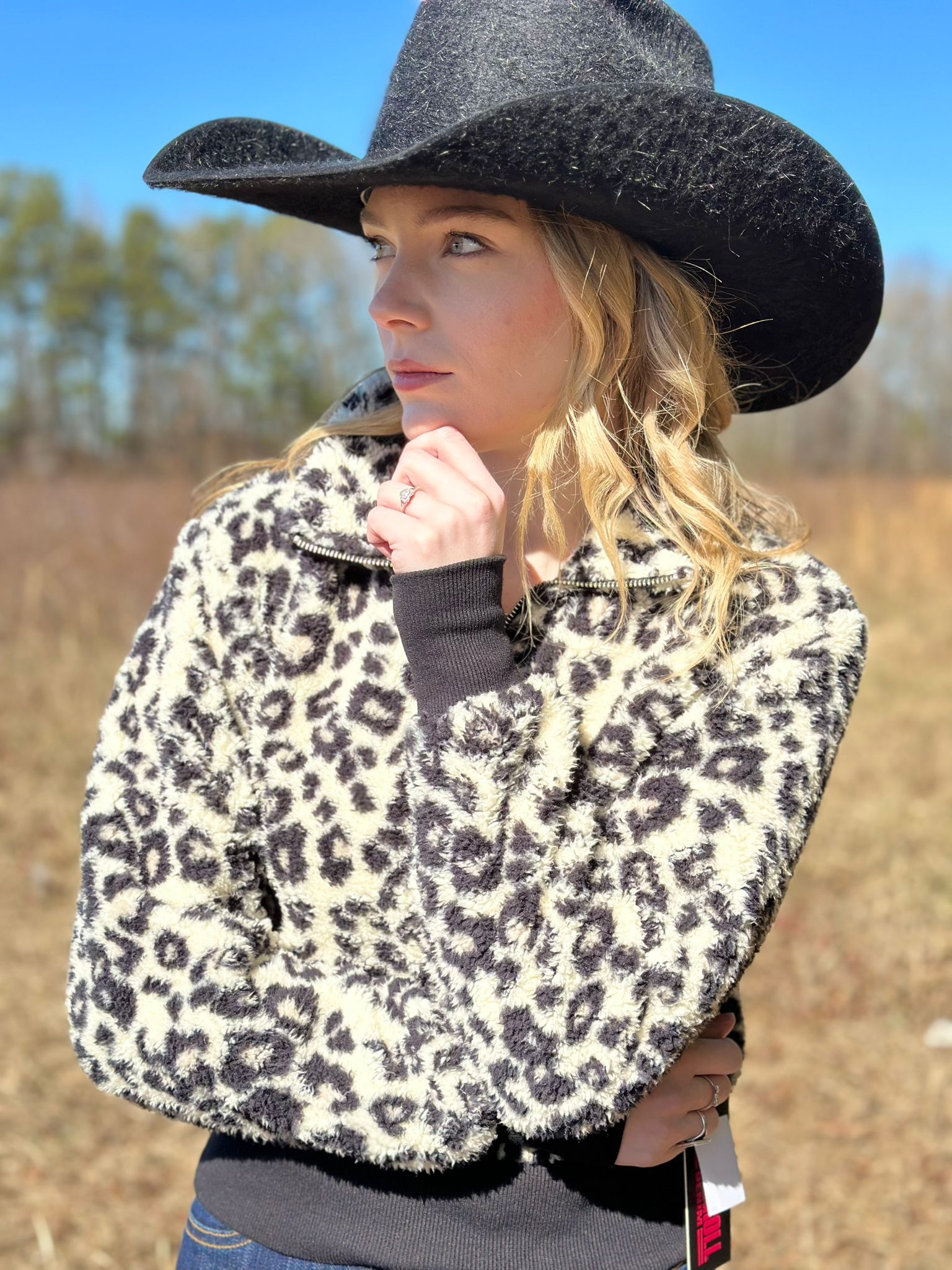 Rock&Roll Womens Cheetah Print Pullover