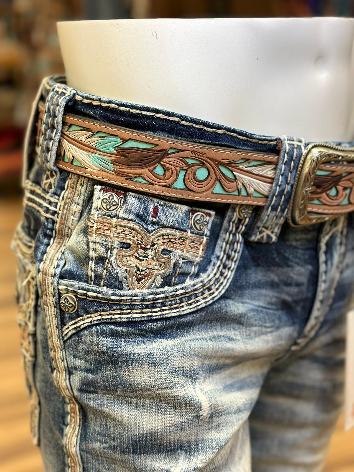 Rock Revival Mens Jeans in Style Eugene