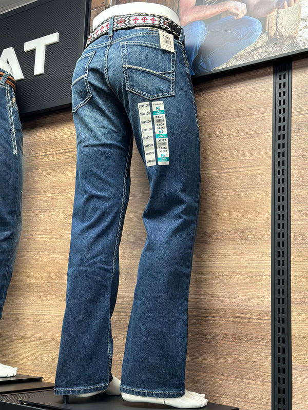 Ariat Mens Jeans Stirling Shasta M7 Slim Fit Straight Leg