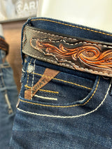 Ariat Jeans para Hombre Ranger Rockport M7 Slim Fit Pierna Recta
